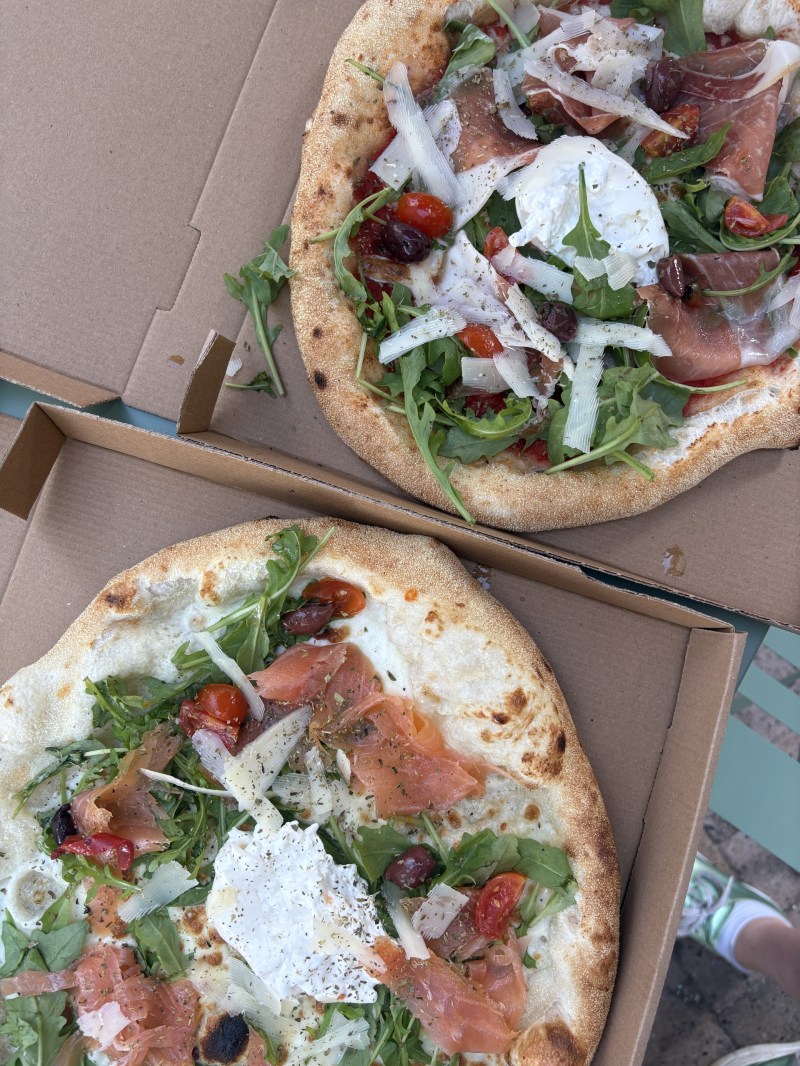 Pizzas burrata